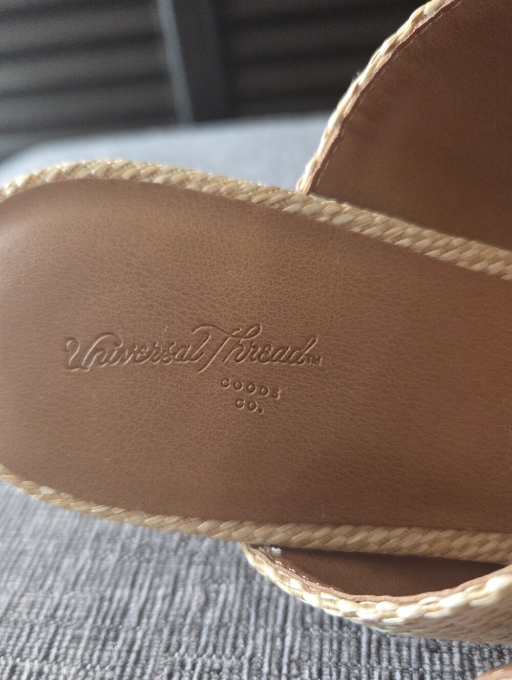 Universal Thread Womens Bristol Mule Heels Beige (Tan) Size 10 - Picture 2 of 10